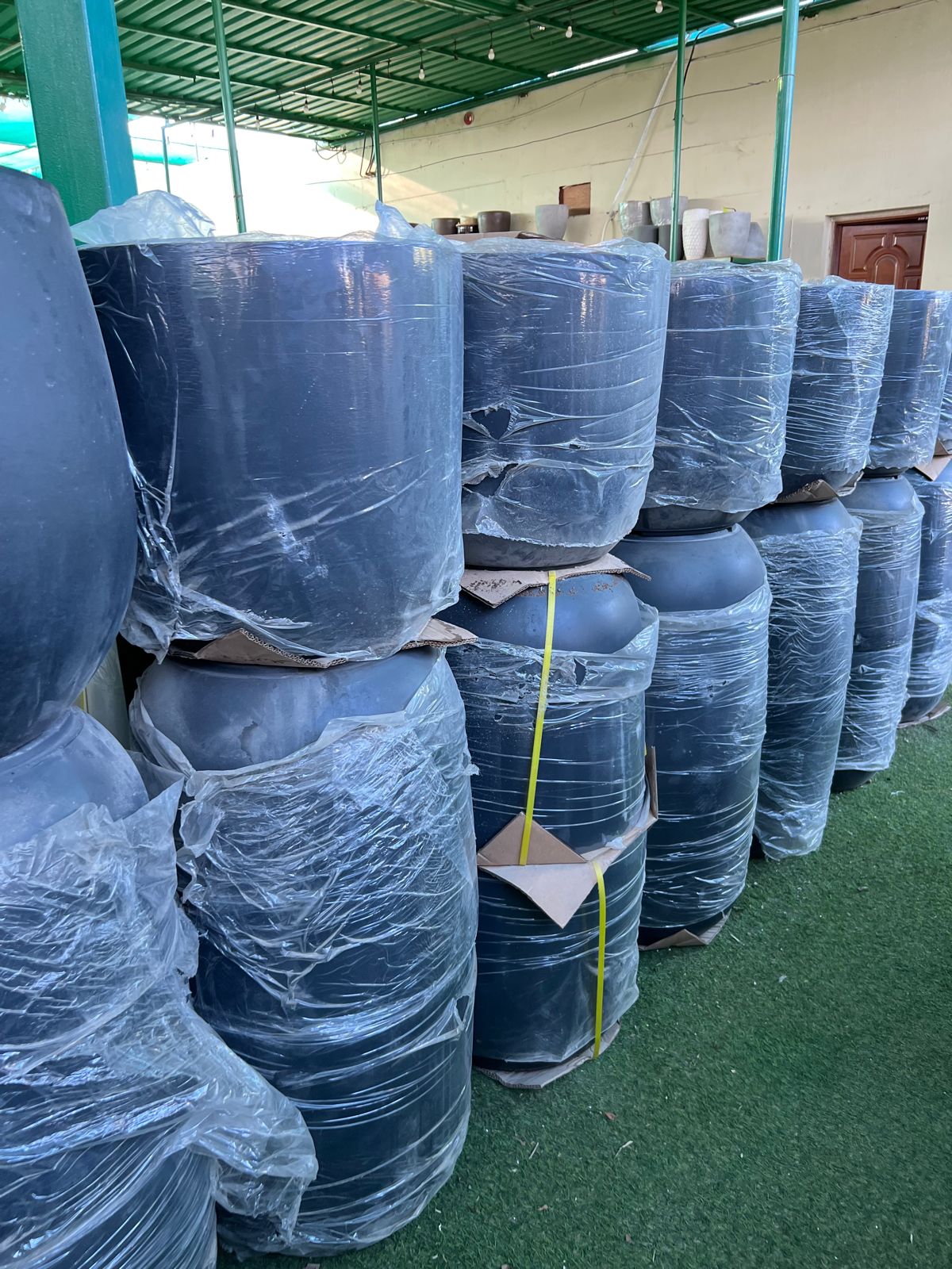 Fiberclay cemented pots