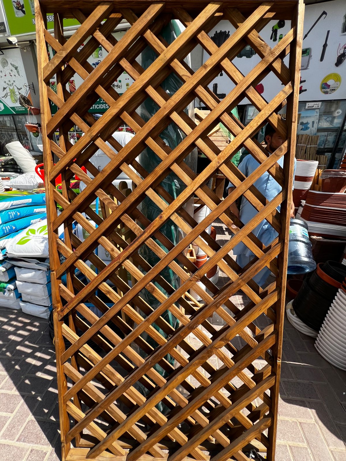 Wooden privacy walls   Size 1 meter by 2 meter