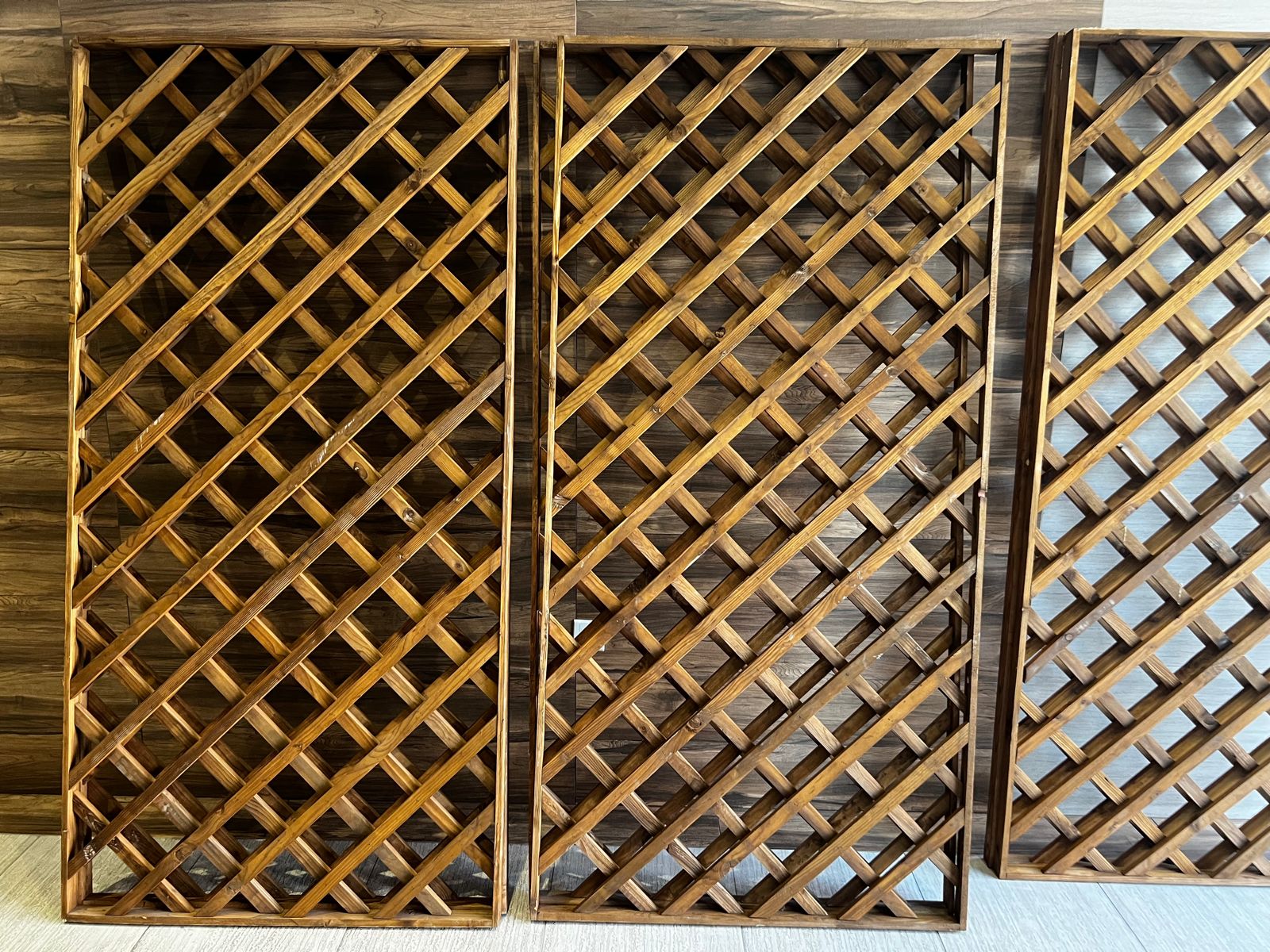 Wooden privacy walls   Size 1 meter by 2 meter